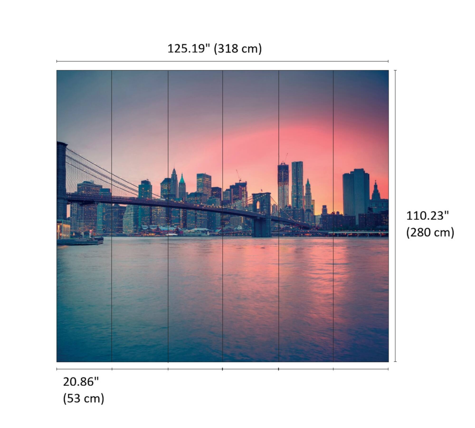 Designs Direct New York New York Wall Mural